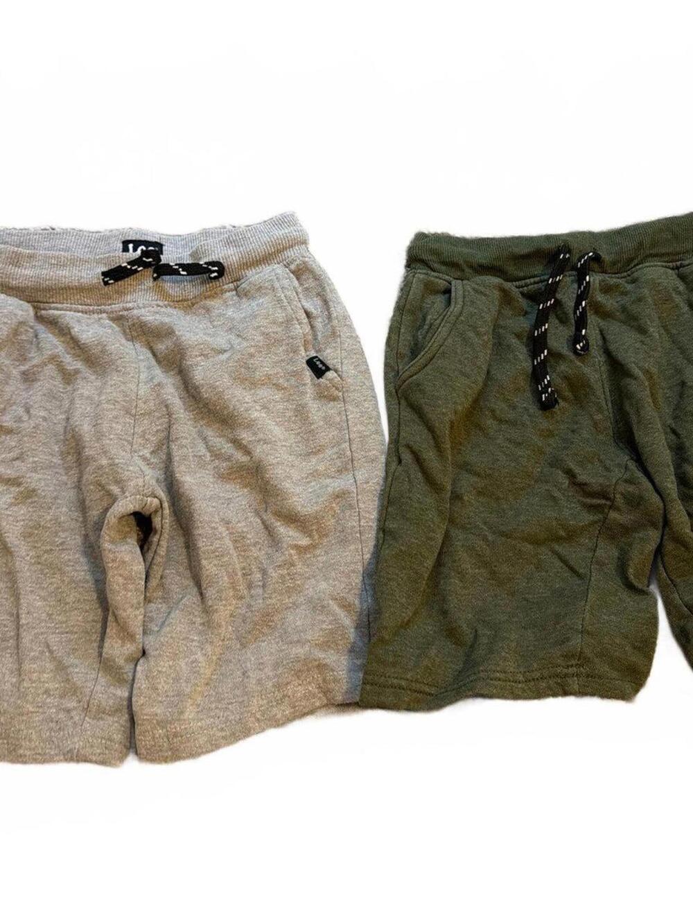Lee Boys Shorts Lot of 2 Medium Olive Gray